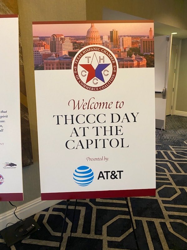TexasHCCC's tweet photo. Hard to believe it’s been a month since our first ever ⁦⁦⁦@TexasHCCC⁩ Day at the Capitol! It was a very impactful day advocating for the more than 6000 members we represent. Thank you to ⁦our presenting sponsor ⁦@ATT⁩ for making this day possible! #txlege https://t.co/To3h9Vg5wv