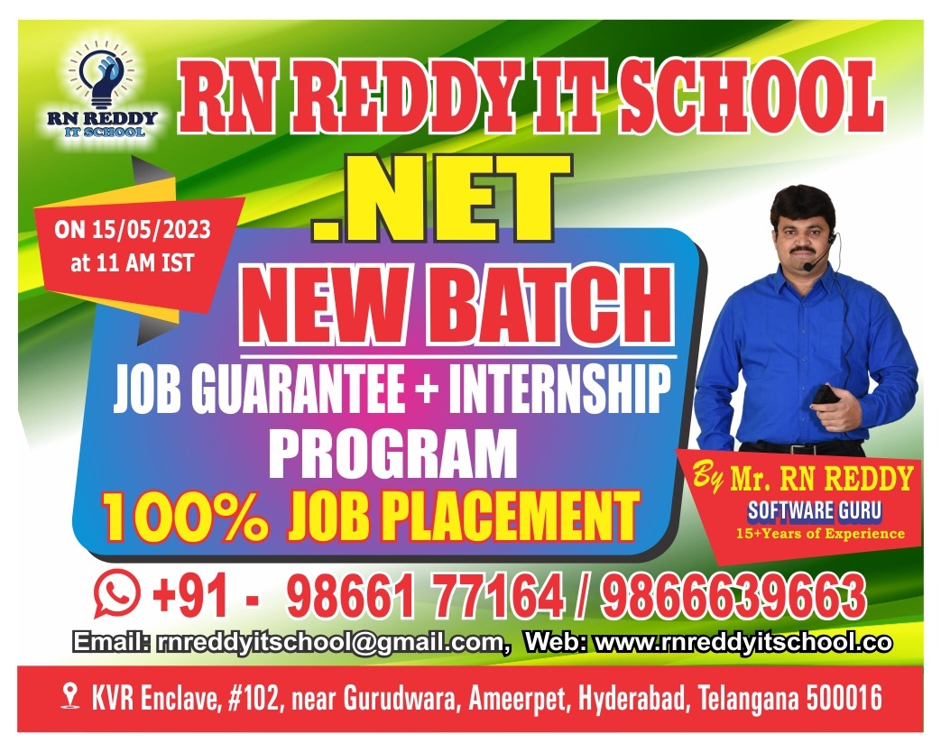 RN Reddy IT School (@RNReddyITSchool) / Posts / X
