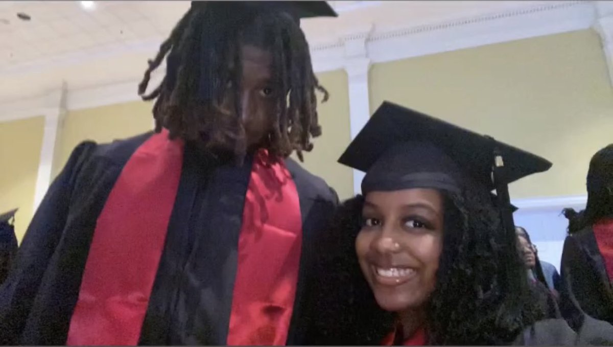 From High School Sweethearts to College Grad Sweethearts. 5.23.23 Commencement School of Public Health 👩🏽‍🎓 👨🏾‍🎓 @kameronblount4 @kcundercoverr_ 
♥️🐢 + 🐢♥️  #DegreeThem #universityofmaryland #MySonShineNHisLadyKC❤️