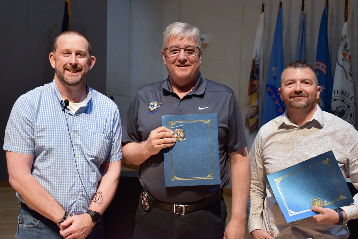 Spring P&amp;P 2023 in-service provided two recognitions: District 34 Rep. Todd Porter received a P&amp;P Meritorious Service coin for his leadership in sponsoring HB 1183. PM Corey Schlinger received Director’s Coin 2 to recognize his leadership to help get HB 1183 passed into law.
