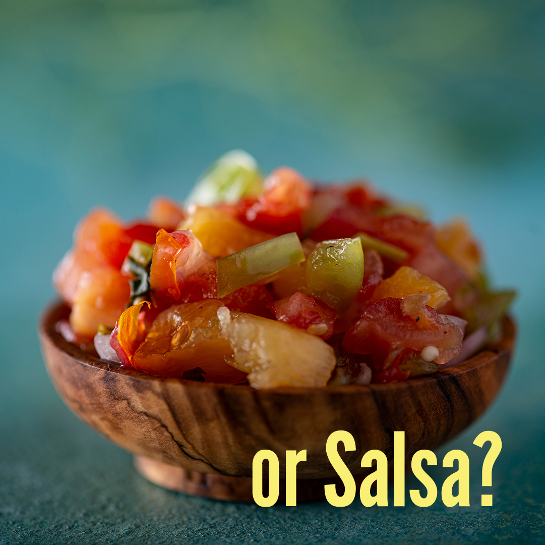 Salsa or Salsa? You had me at pineapple...pico de pineapple. Only at Melita's Table. bit.ly/3u3eFzu 

#catering #salsa #plantbasedparty #plantbased #vegasvegan #vegasvegans #plantbasedfood #vegasrestaurants #vegasvegetarian #plantbasedvegas #lasvegasfood #vegascatering