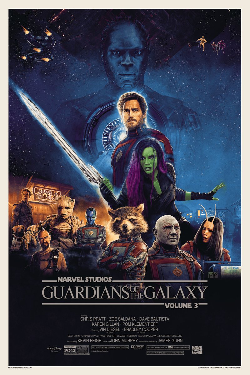 Who else is going to see GOTG Vol. 3 again this weekend? ...

Just  for fun &amp; for you. 

The Star-Lord Saga Continues... 

My Guardians Of  The Galaxy Vol. 3 poster inspired by Kazuhiko Sano's iconic Star Wars Return Of The Jedi poster art.