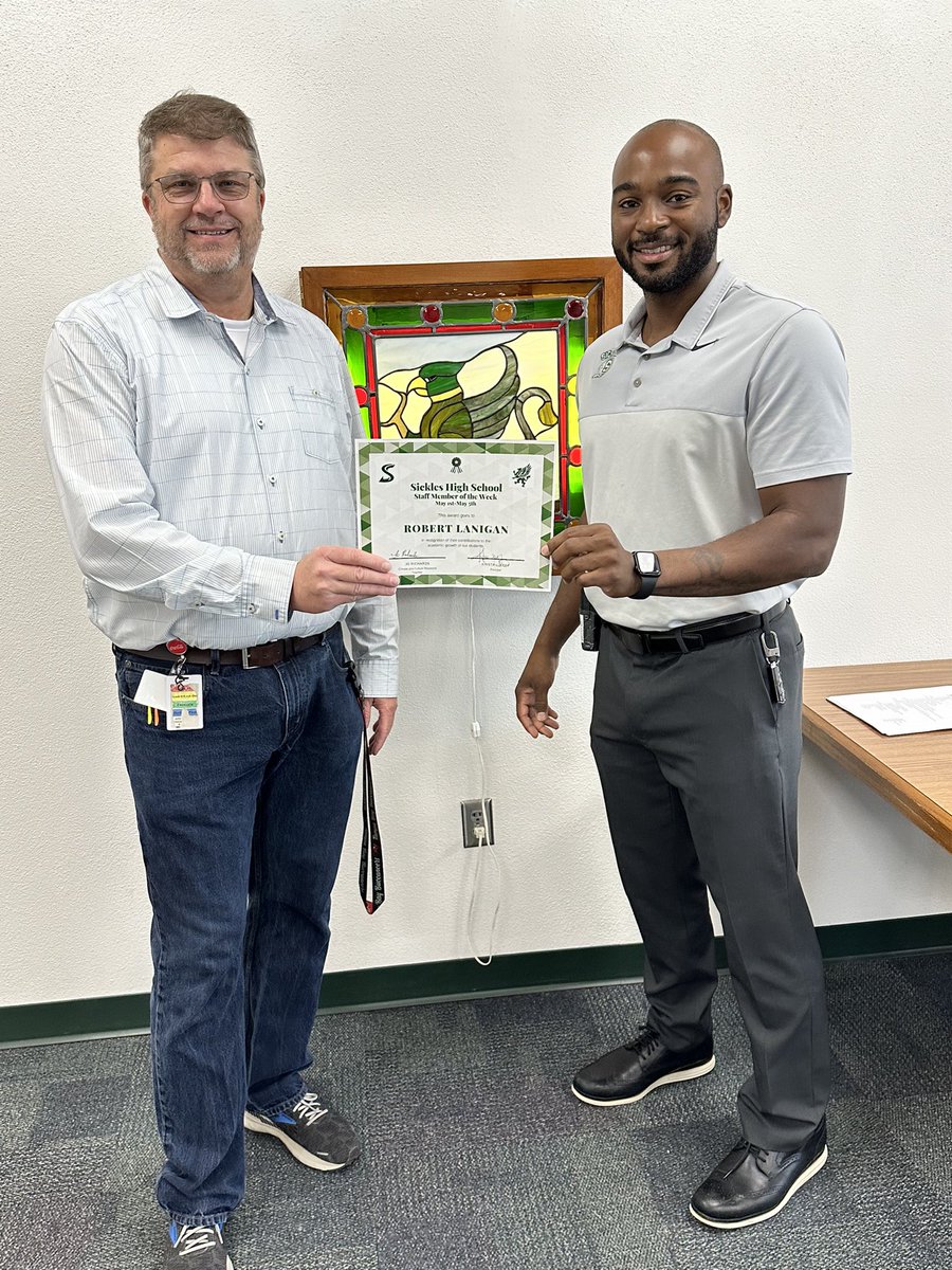 Congratulations to Robert Lanigan our Sickles employee of the week!