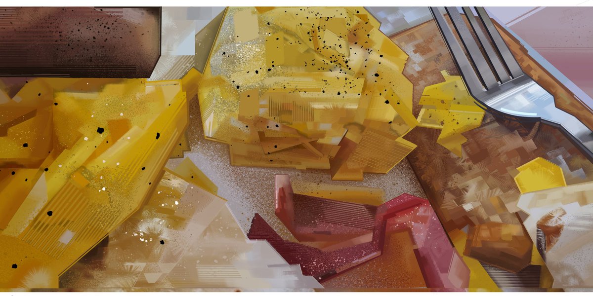 I made paintings of everyday things to get better at backgrounds and I guess people dug that