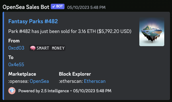 natparksnft's tweet photo. OK, who just spend 3.1 ETH on this Fantasy Park?
👀
https://t.co/05FaeuNA9D https://t.co/JoKZdIeK8r