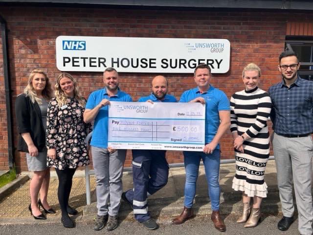 MovingForces's tweet image. Great support shown by one of our local GP practices @WesthoughtonPCN supporting local veterans on our 850mi journey retracing Boltons returning WW1 POWs on their way back from Germany. Have also had huge support from @haystravelwesth @AvantiWestCoast @Dangerclosec