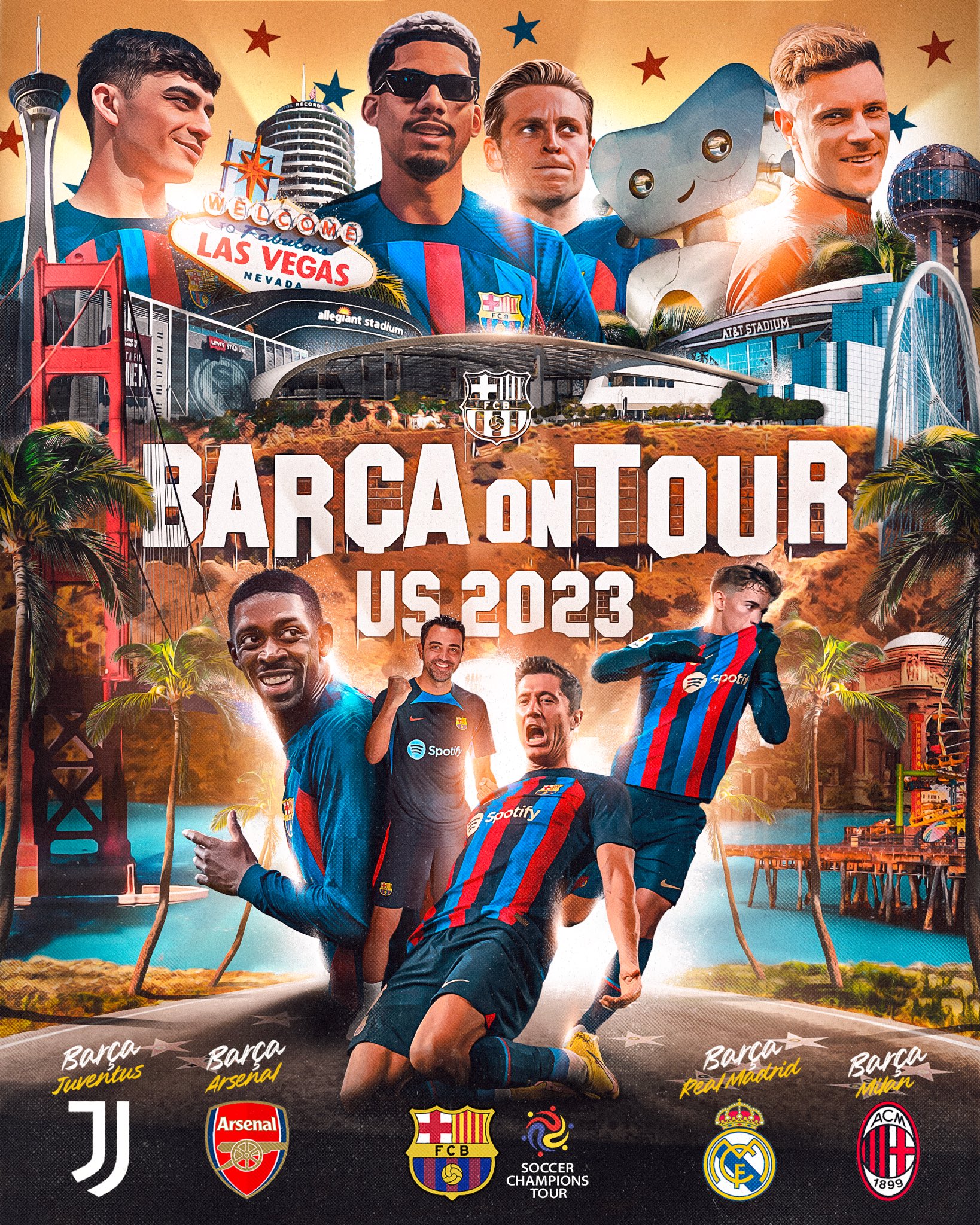 All about Arsenal v FC Barcelona on the 2023 US Tour