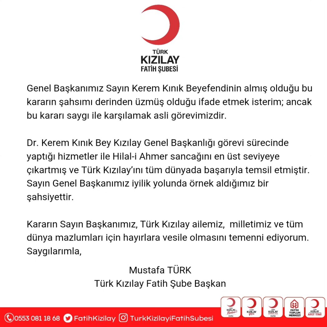 KizilayFatih34's tweet photo. @drkerem @drkerem @mustafaturk53 https://t.co/RZeU6VYGqQ
