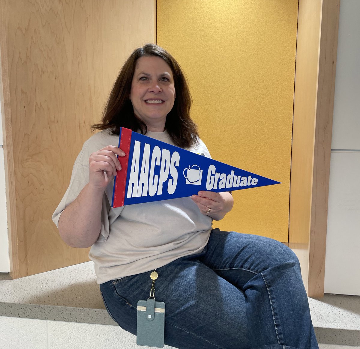 We are proud of our AACPSGrad Mrs. Meleney  <a href="/RHLeeESAACPS/">RHLeeESAACPS</a>  She attended Glen Burnie Park Elementary, Old Mill Middle North, and Old Mill High School! She is one of our awesome secretaries! #ProudAACPSGrad  #AACPSFamily