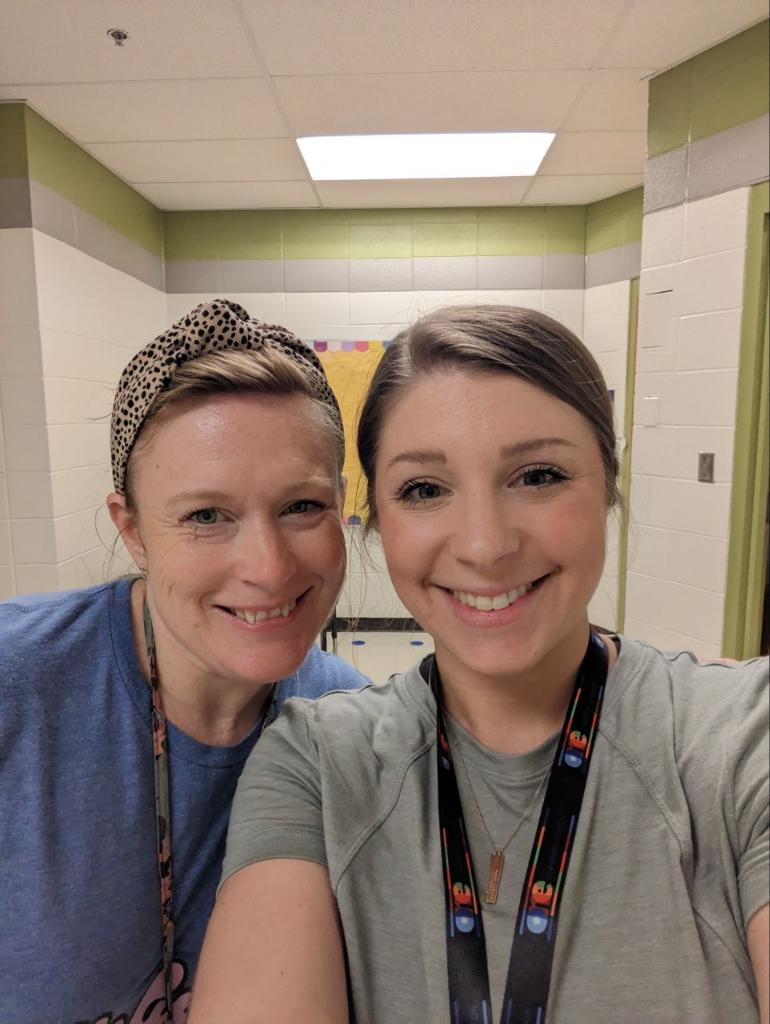 mrscooper_2's tweet photo. Check out this #SMSDRookieoftheYear Mrs. Riley and her mentor Ms. Danaher. She has worked hard to provide a nurturing environment where all students can thrive. We love having her at McAuliffe🚀. @Mrs_Collier_6 @BrittanyGonser @thesmsdhr https://t.co/msPPVcnFuT