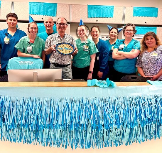 For #LungCancerActionWeek, the pulmonary procedure suite crew @uihealthcare showed their commitment to early lung cancer diagnosis in a #TurquoiseTakeover. @UIowaPCCM @LungAssociation