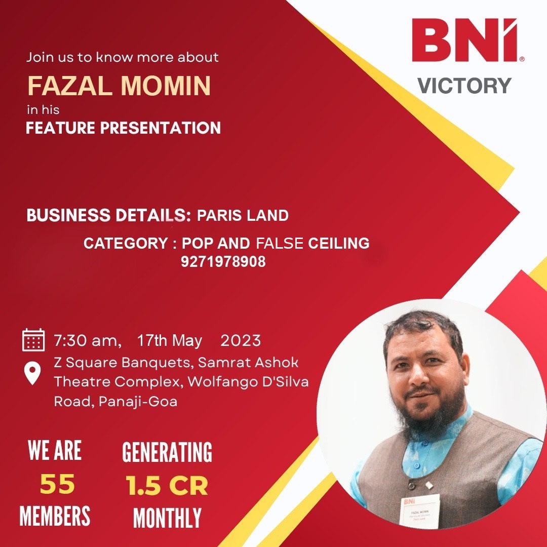 CoolRajGoa's tweet photo. #parisland #bnivictorygoa #bni #bnigoa #bniindia #bniglobal #builders #architecture #construction #restorationofoldhouses #residential #customized #eyetodetail #quality #highlyrecomended #networkmarketing #networker #network #hotelowners #underoneroof #HappyNetworking https://t.co/DZOICGy6dk