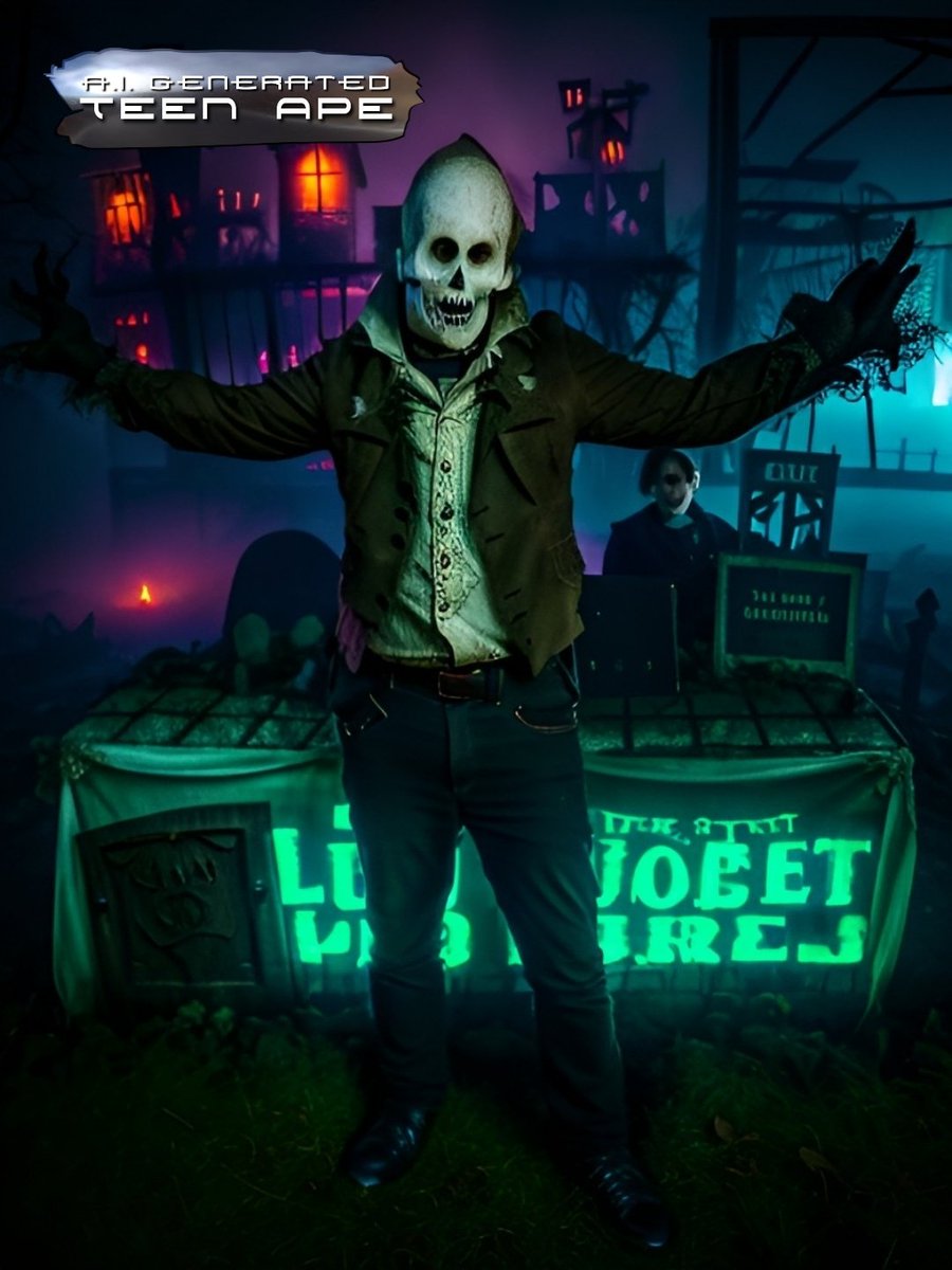 A.I. Generated Teen Ape
#TeenApe #AI #AIArt #LBP #LowBudgetPictures #ArtificialIntelligence #TeenApeGang #TeenApeSquad #TeenApeCrew <a href="/Teen_Ape/">Teen Ape</a> #Halloween