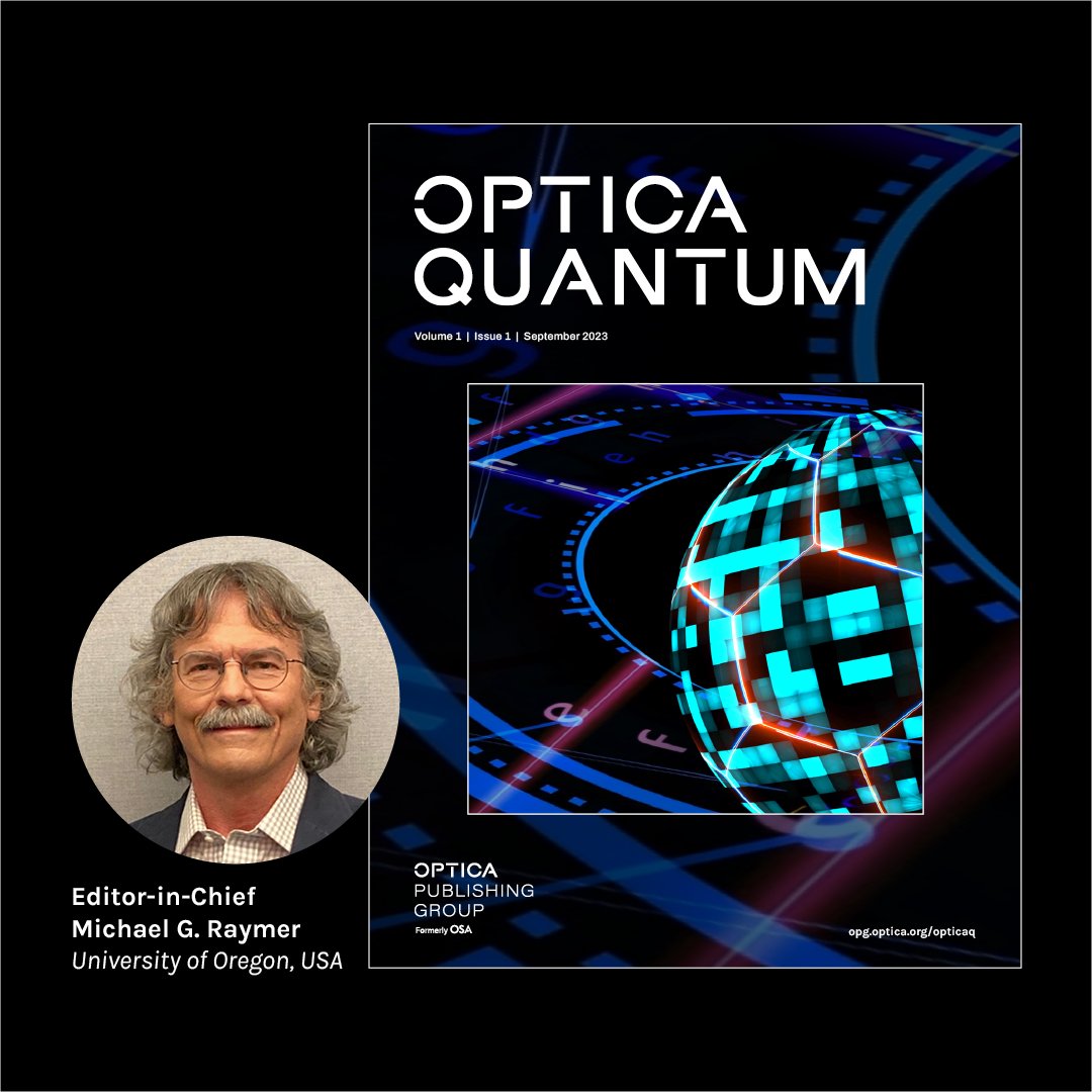 Delighted to share new details about Optica Quantum (#OPG_OpticaQ). See the new Deputy Editors and a list of topic categories to be covered by the Journal. Submissions open in June. ow.ly/yv9N50Om0xc