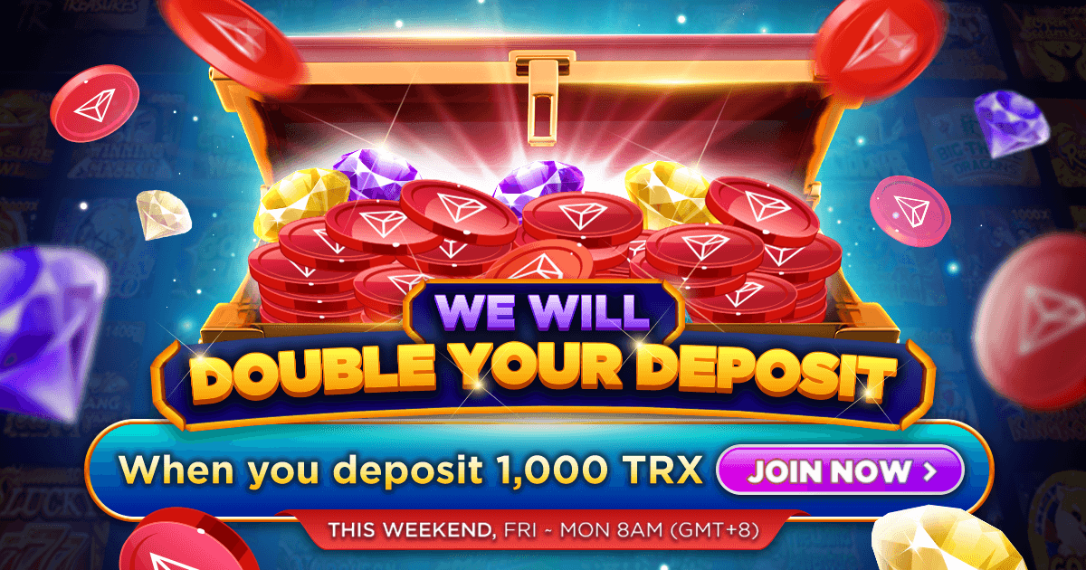 #FREE 1,000 #TRX, grab it before 15th MAY.  
It is yours, Join and deposit NOW👇 
bit.ly/42Ucjlv

100+ crypto games for a chance to win big!  
#Rewards | #Bonus | #USDT | #BTC  | #ETH | #Crypto
