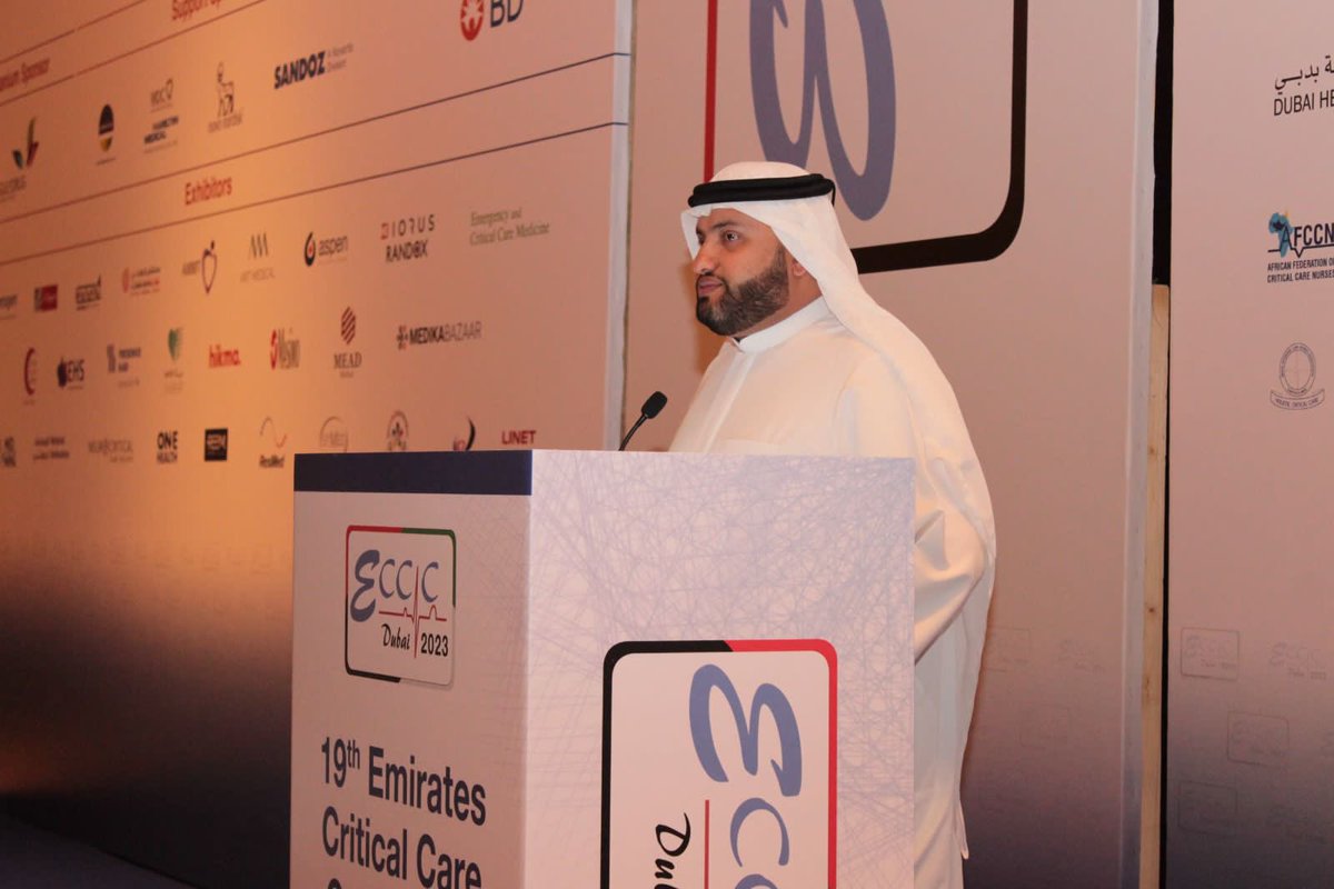 حفل افتتاح  مؤتمر الامارات التاسع عشر للعناية الحرجة، تحت رعاية جائزة الشيخ حمدان بن راشد آل مكتوم للعلوم الطبية في فندق انتركونتننتال فيستيفال سيتي.
The opening ceremony of the 19th UAE Critical Care Conference, under the patronage of the award at Intercontinental festival city