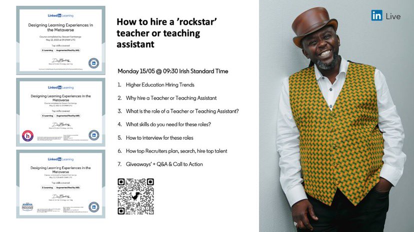 StewartSamkange's tweet photo. #skills as a #teacher #lecturer #teaching assistant #curriculum designer #learning and #development #faculty or as a #jobseeker looking to get a #job in #highereducation #universities #colleges or #schools
#maketime4learning - invest in number one - YOU.
π§΅β¦ https://t.co/EoBlE1Vpyp