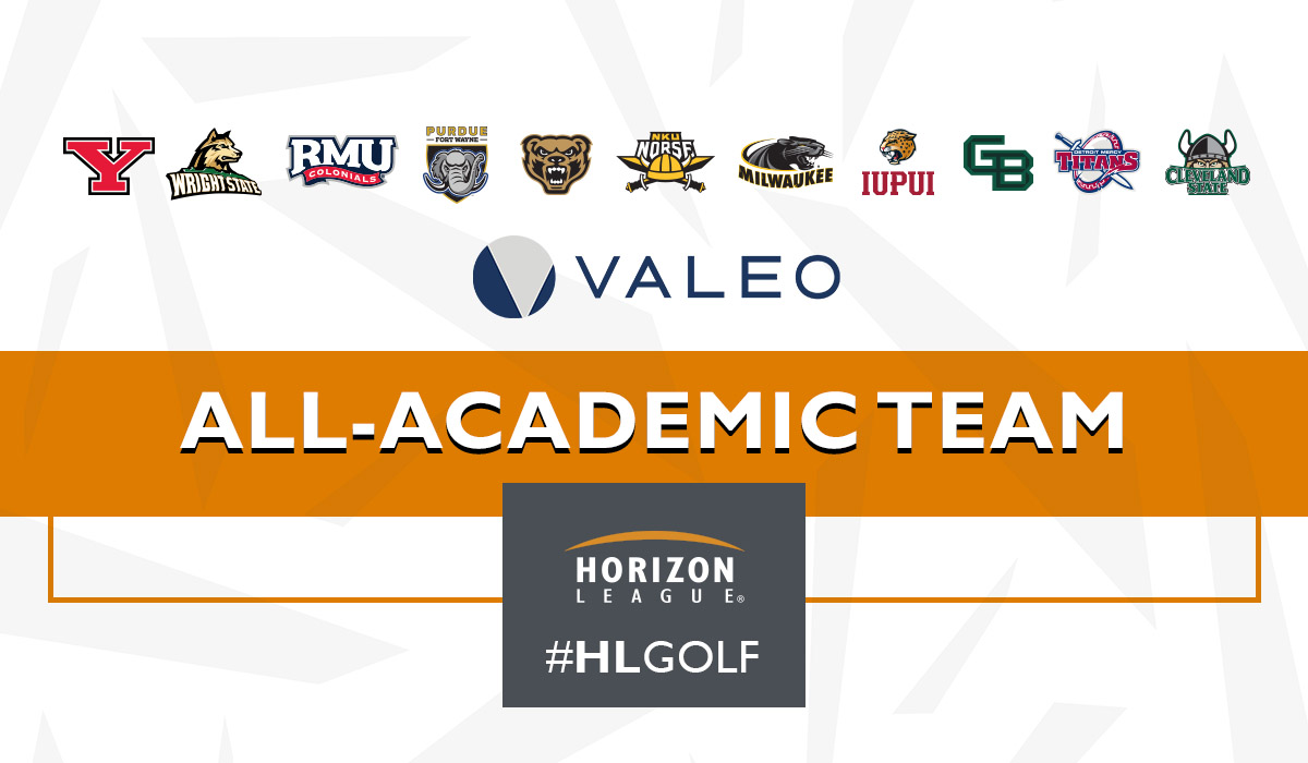HorizonLeague's tweet photo. We have unveiled the 2023 @ValeoFinancial #HLGOLF All-Academic Teams! Congratulations to the 13 honorees and four honorable mentions on a great season on the course and in the classroom!

⛳: https://t.co/vglyVih0M6 https://t.co/XKfWsZ8tTa