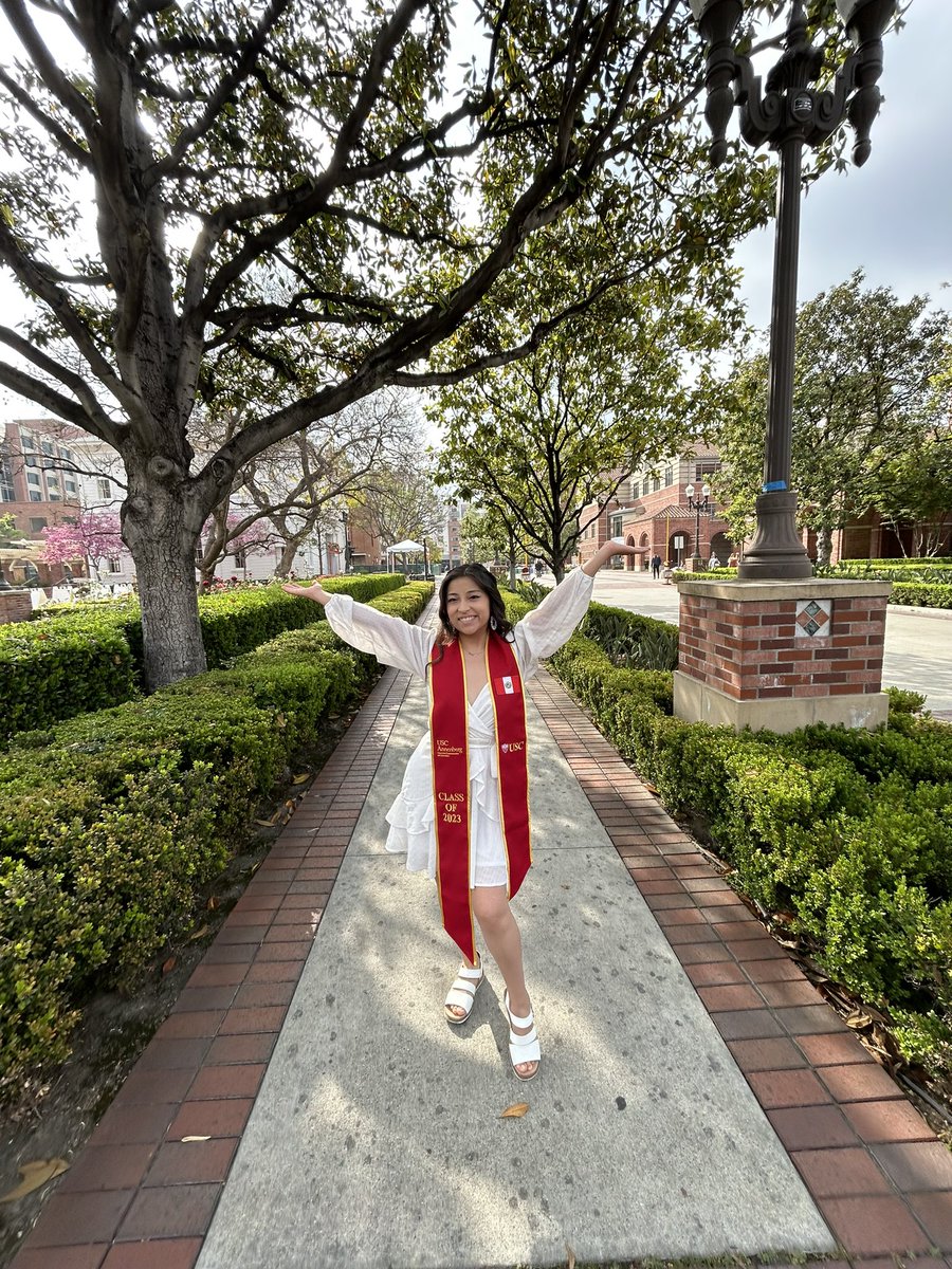 Today is the day!!! I graduate from my dream school with my masters in Communication Management from #USC ❤️ #USCGrad #ASCJ