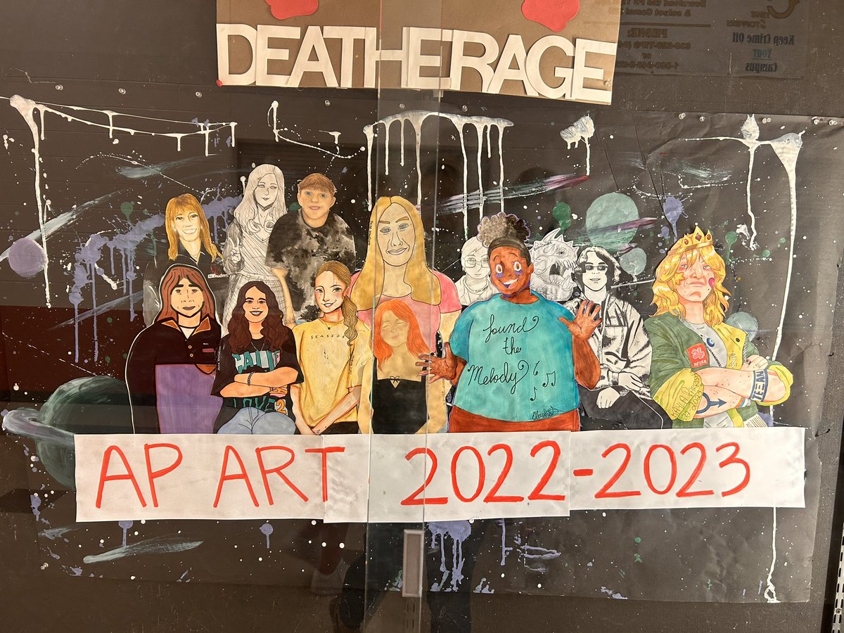 CHS_Deatherage's tweet photo. AP Drawing and AP 2D Create Your Own Universe 
#Theirlegacy #lovemystudents @comalfinearts @DavissonDustin @MrsWoodrom ❤️@AshOwenCHS https://t.co/bm9u15TbmT