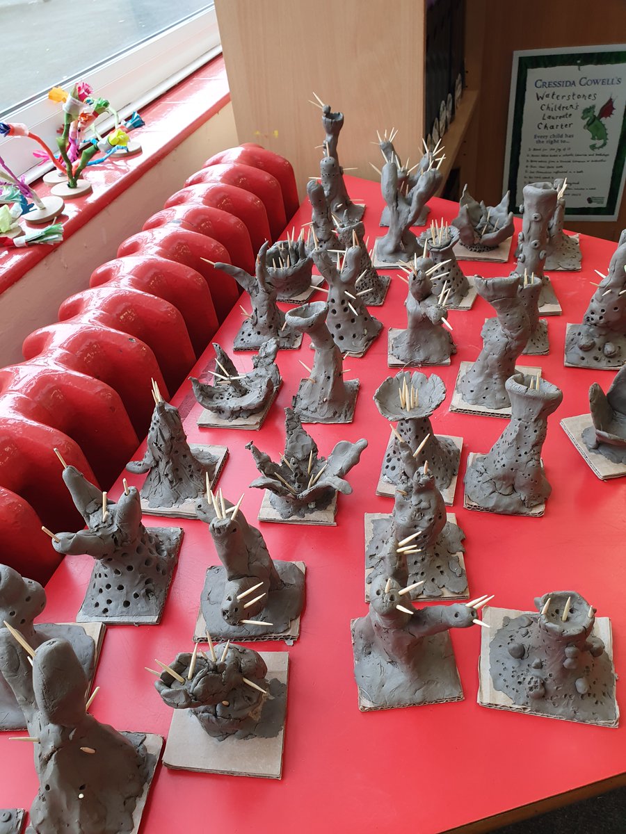 sueguthrie11's tweet photo. Year 3 @StMattResearch have made a fabulous collection of cacti and strange desert flowers. I can't wait to see them painted!
#chiaozza https://t.co/G3xzblE555