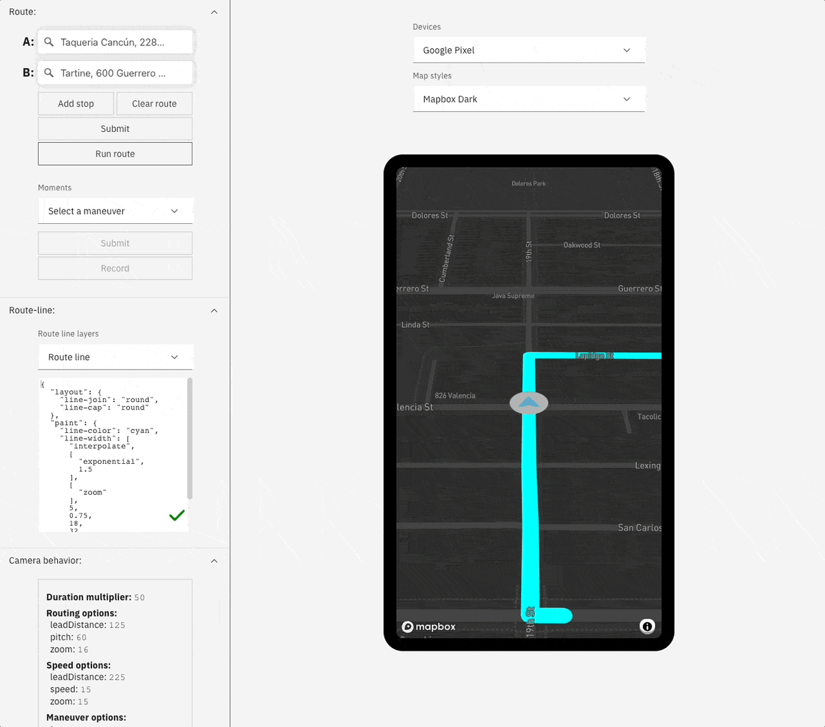 stamen's tweet photo. Ever been frustrated with #mobilenavigation? Missed an exit or had to panic merge over three lanes? In our latest post we talk through how to elevate the navigation design process with unique, in-house tools that put designers in the driver's seat. https://t.co/9BpKVUZiK0 https://t.co/R48p65dc8H