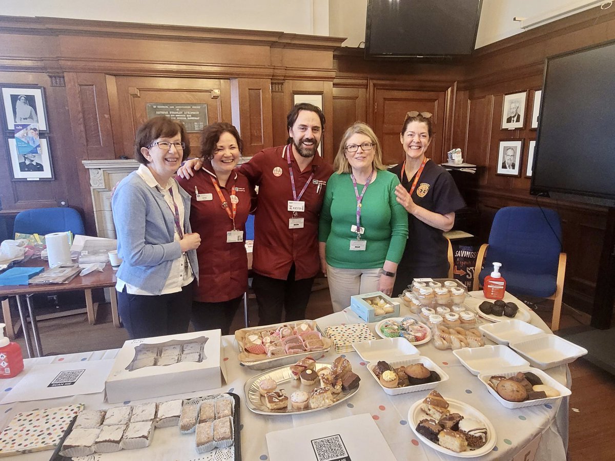 carlyg29's tweet photo. Celebrating #InternationalNursesDay by fundraising for @CavellTrust with our lovely colleagues in RBHSC @FionaMo68017938 ☕️🍰 https://t.co/fppKbPtQku
