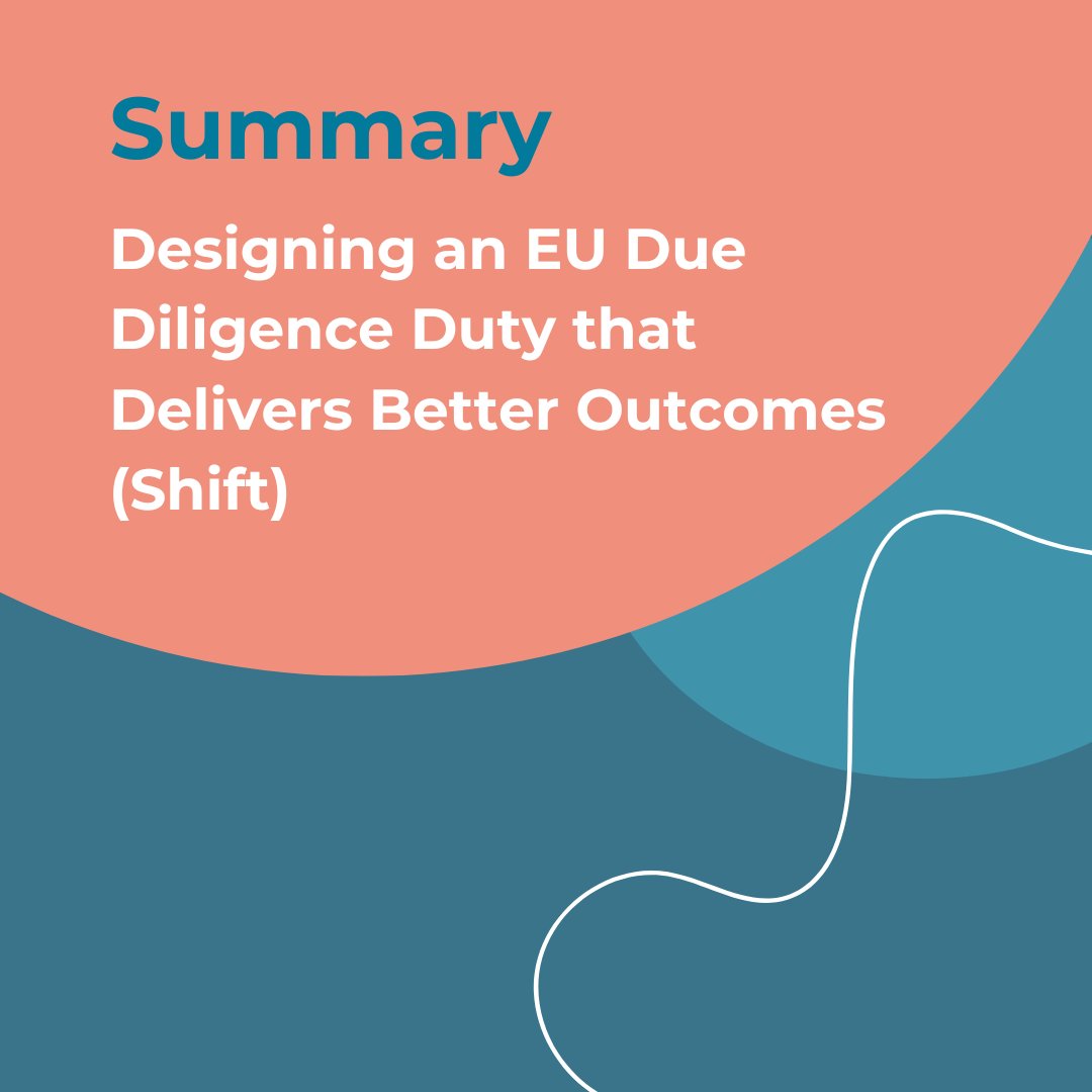 level_human's tweet photo. What's the point of a new due diligence duty if it fails to meet its intended outcome? 🤔

Why are we discussing a new EU corporate #sustainability due diligence duty to begin with? 

Find out in our summary of @shiftproject's report :🔗 https://t.co/uxFhQ0ktEP

#humanrights https://t.co/wWEw9A3Zs9