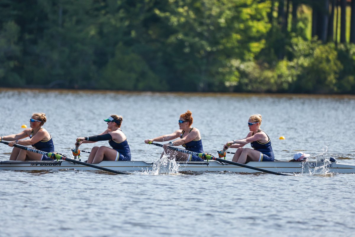 NDRowing's tweet photo. The Irish advanced all 5 boats to tomorrow’s Grand Finals and secured a 3rd place finish in the spare pair race this morning! 

#rowirish☘️ https://t.co/uviMcPJBj1