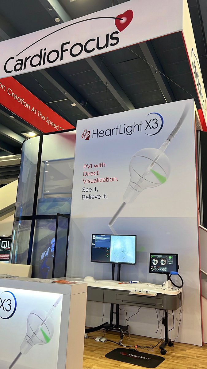 Come check out our hands-on session on Friday, May 19th, at #HRS2023 . Please join us from 9- 11 am in hall D3 of the convention center to learn more about HeartLight X3 and experience a virtual laser balloon case using our Mentice simulator! #epeeps #X3vision