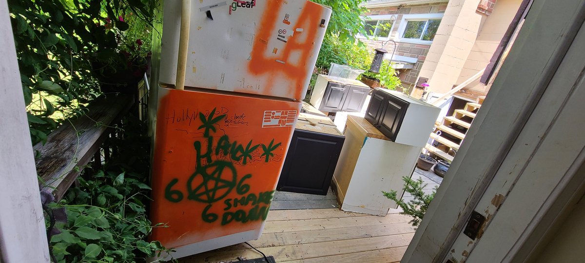 drlith's tweet image. The tiger
She destroyed her kitchen
Yes
YES
The cabinets are out