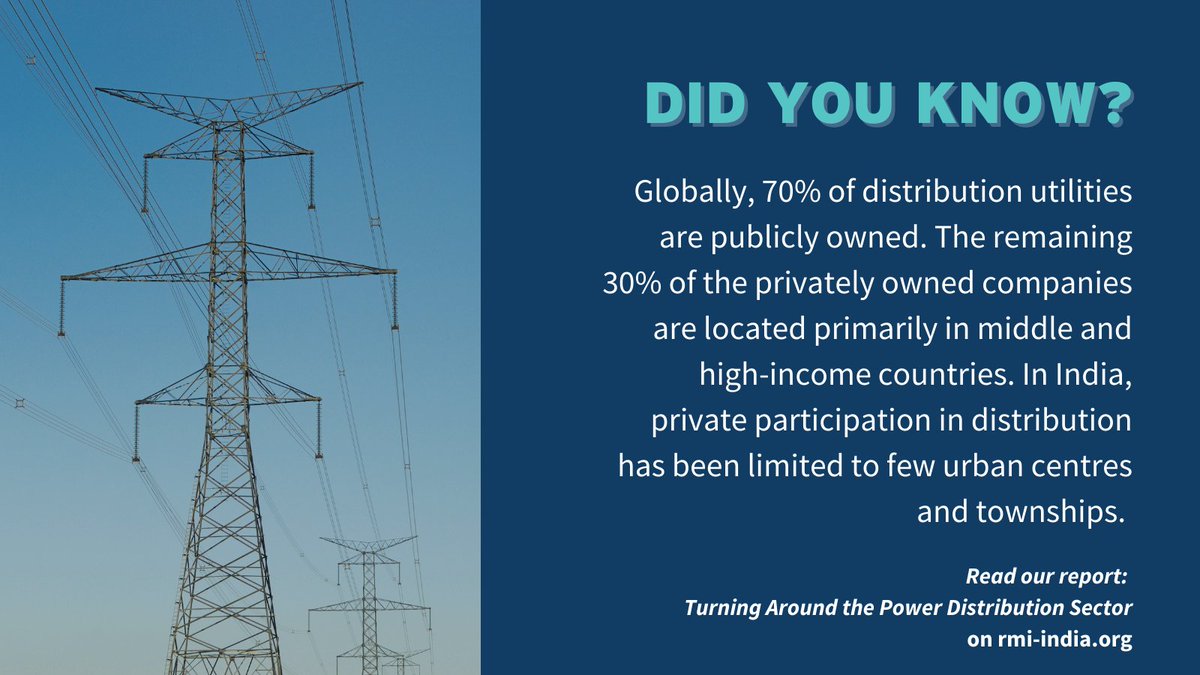 Some discoms grapple with financial &amp; operational issues, slowing their shift to #CleanEnergy. Explore our report offering insights to overcome these challenges, bolster performance, and power the transition to cleaner technologies. More here: bit.ly/3jPZdEs