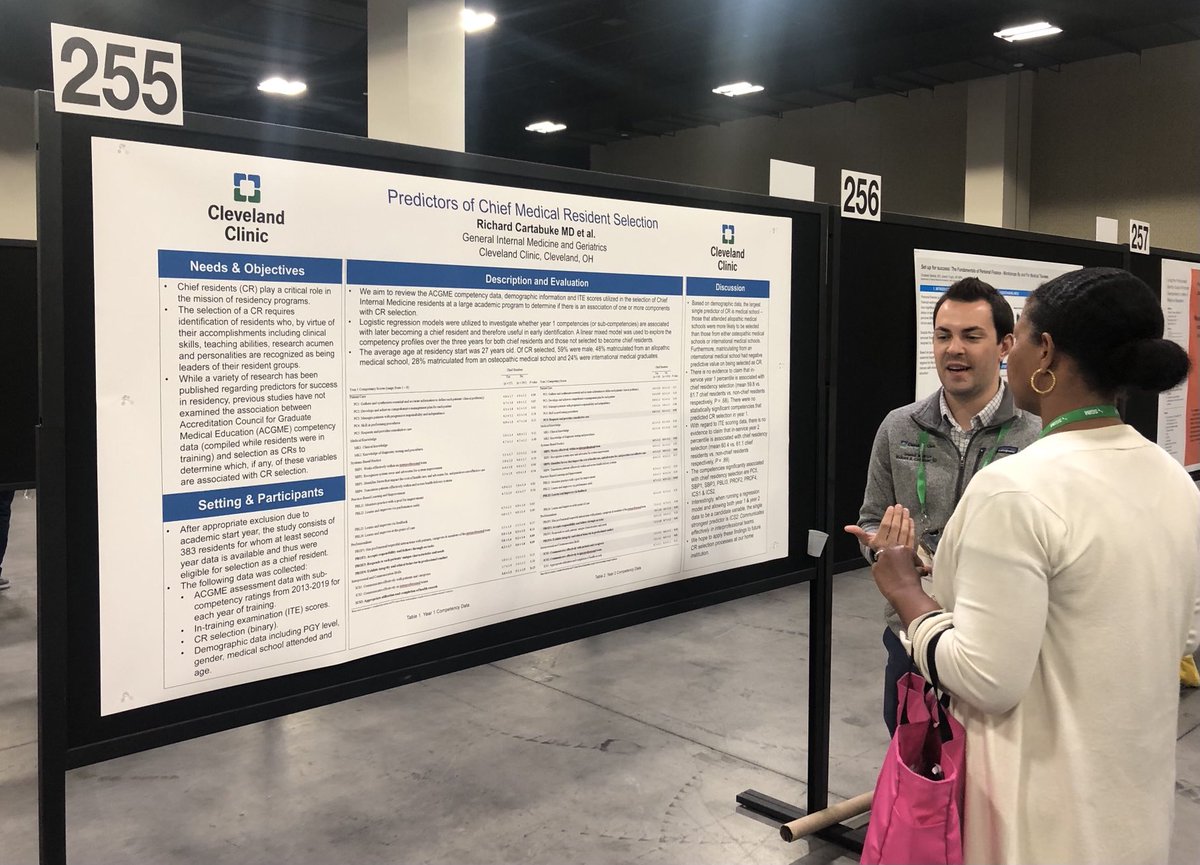 Come check out ⁦<a href="/richcartabuke/">Rich Cartabuke, MD</a>⁩ poster #SGIM23 ⁦<a href="/CCF_IMCHIEFS/">Cleveland Clinic IM</a>⁩ ⁦