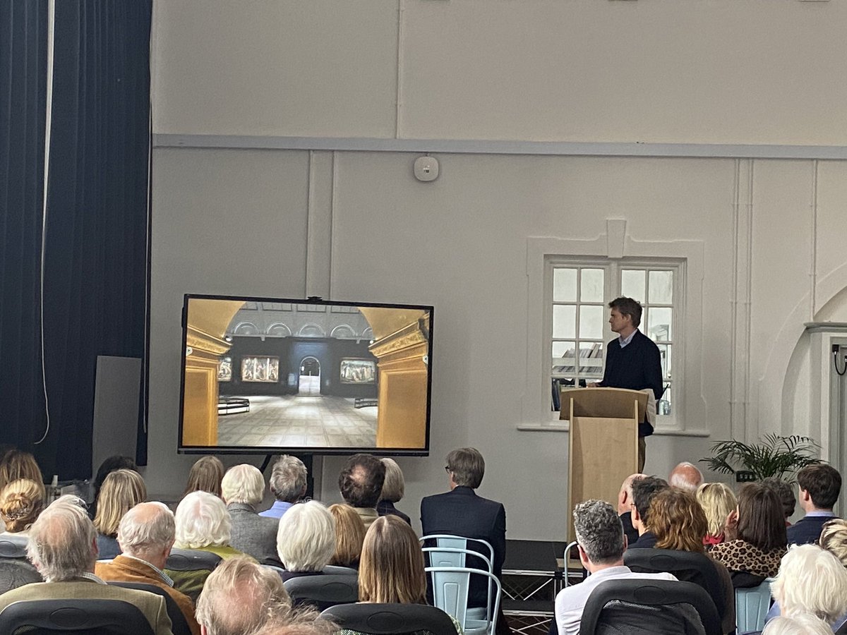 Jesse_Norman's tweet photo. Fantastic talk now on @V_and_A and leadership in the arts, education and human creativity by @TristramHuntVA before a packed audience at #Herefordshire's own pioneering new STEM university, NMITE @nmite_ac https://t.co/wc4fPslHo8