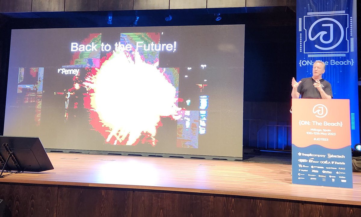 Paul Nordstrom is closing #jotb23 by inviting us back to the future.