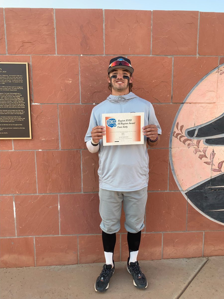DavisKirby23's tweet photo. Finished Conference play hitting 
.301/.411/.427 with 7 2B, 2 HR, 13 RBI’s. 
•Was voted 2nd Team All Conference
•2B/IF looking for a 4 year school to continue my education and baseball career at. @USUEbaseball @BUncommitted @CoachKHaney1 https://t.co/EV1OXZmNJC
