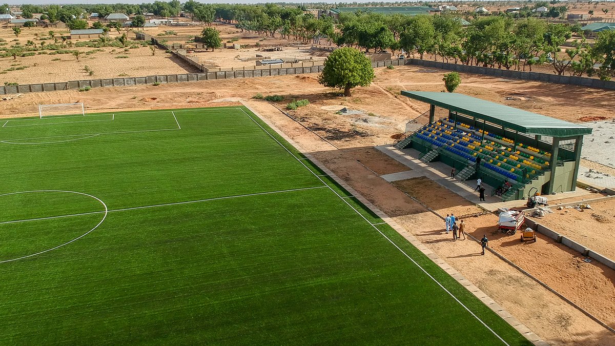 🏟 New stadium built in Birnin Kebbi 
🔜 Pitch under construction in Ugborodo

Thanks to FIFA Forward funding, huge progress is being made in football infrastructure in Nigeria! 🇳🇬