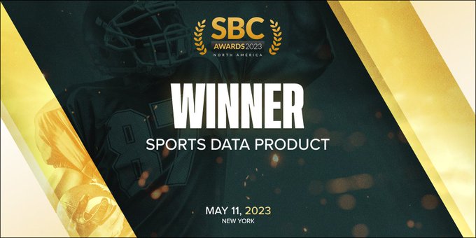 Sportradar (@sportradar) on Twitter photo We're honored to have won both ‘Sports Data Product’ and ‘Live Betting & Gaming Product’, as well as received the 'Silver' award for Marketing & Services Provider of the Year, at last night’s <a href="/SBCGAMINGNEWS/">SBC GAMING</a> Awards 2023 ceremony!
#sbcsummitnorthamerica #SportradarAtSBC We're honored to have won both ‘Sports Data Product’ and ‘Live Betting & Gaming Product’, as well as received the 'Silver' award for Marketing & Services Provider of the Year, at last night’s <a href="/SBCGAMINGNEWS/">SBC GAMING</a> Awards 2023 ceremony!
#sbcsummitnorthamerica #SportradarAtSBC