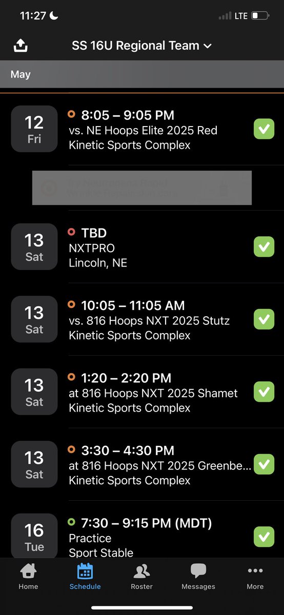 This is my schedule for Nebraska this weekend! <a href="/RoughRidersBB/">Colorado RoughRiders</a> <a href="/NXTProCOHoops/">NXTPRO Colorado</a>