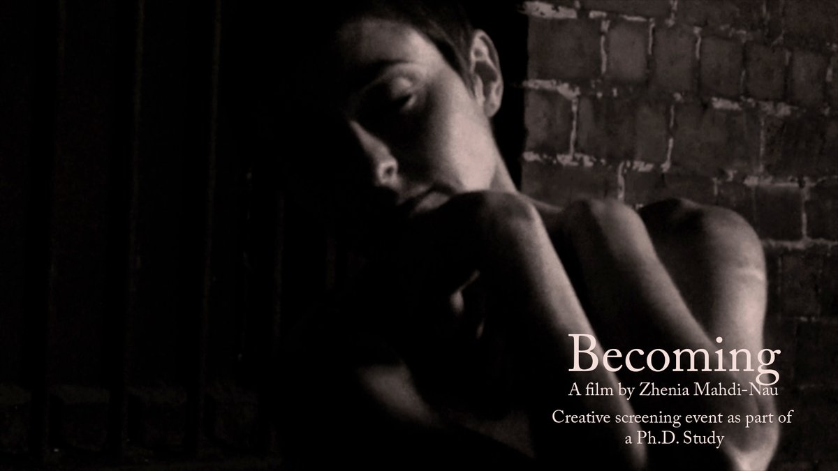 Special screening to inform my PhD
<a href="/goldenthreadg/">GoldenThreadGallery</a> , Friday 26 May, 1 pm
@StrandArtsCentr , Saturday 27 May, 12pm
<a href="/BlackBoxBelfast/">Black Box Belfast</a>  Green Room, Monday 29 May, 7:30 pm
To attend please email me at z.mahdi-nau@brighton.ac.uk as places are limited