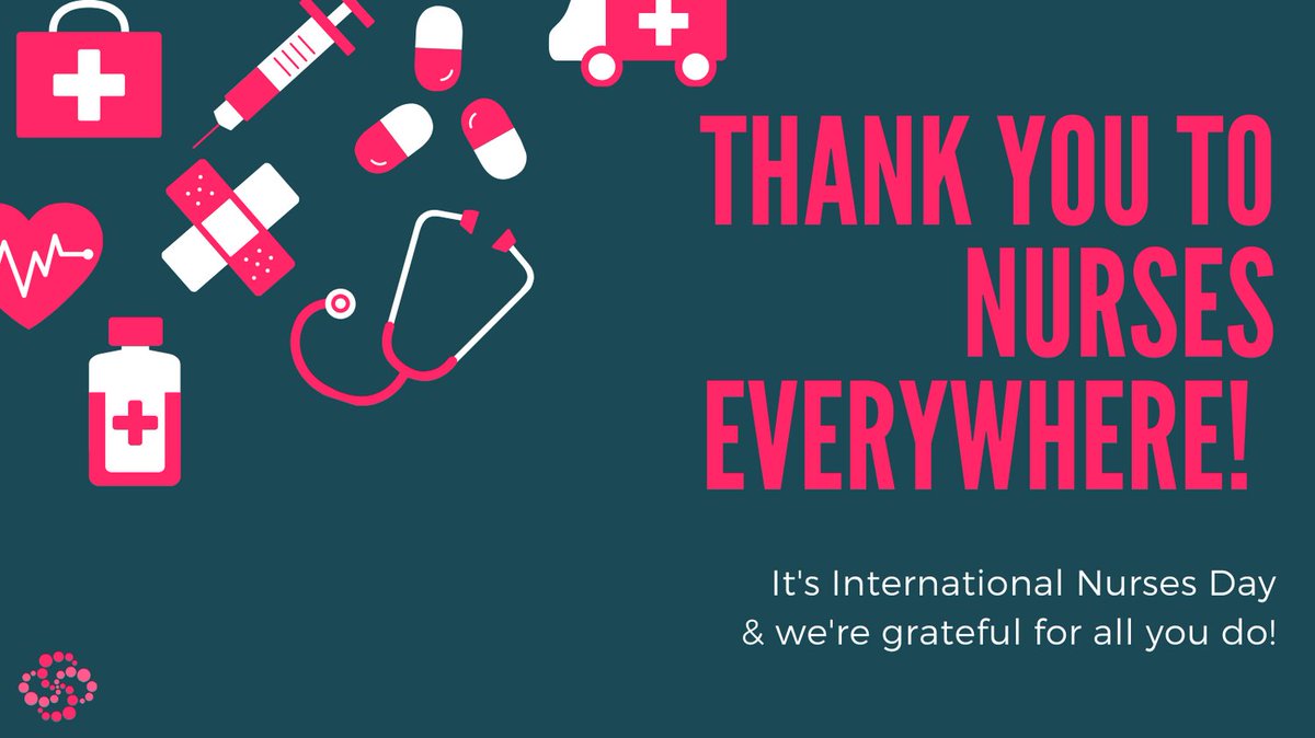 Happy #InternationalNursesDay! We want to express our sincere gratitude and respect to all nurses across the world. Thank you for the work you do, the love you give, and the lives you have healed.
