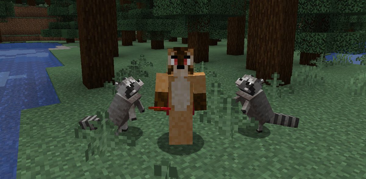 Raccoon in a Game on Twitter "Last extra Game minecraft page with