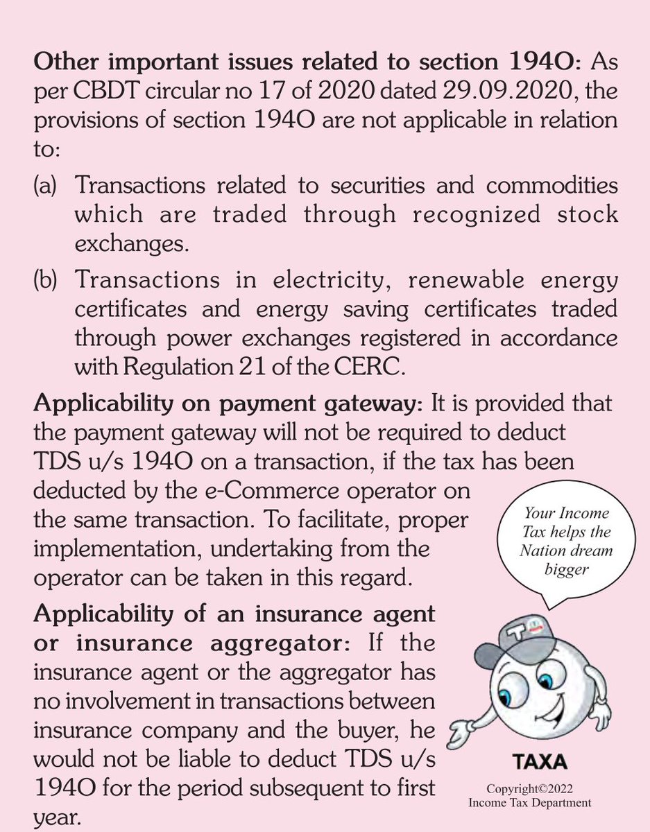 Section 194O
TDS on payment made to e-Commerce participant
2/5