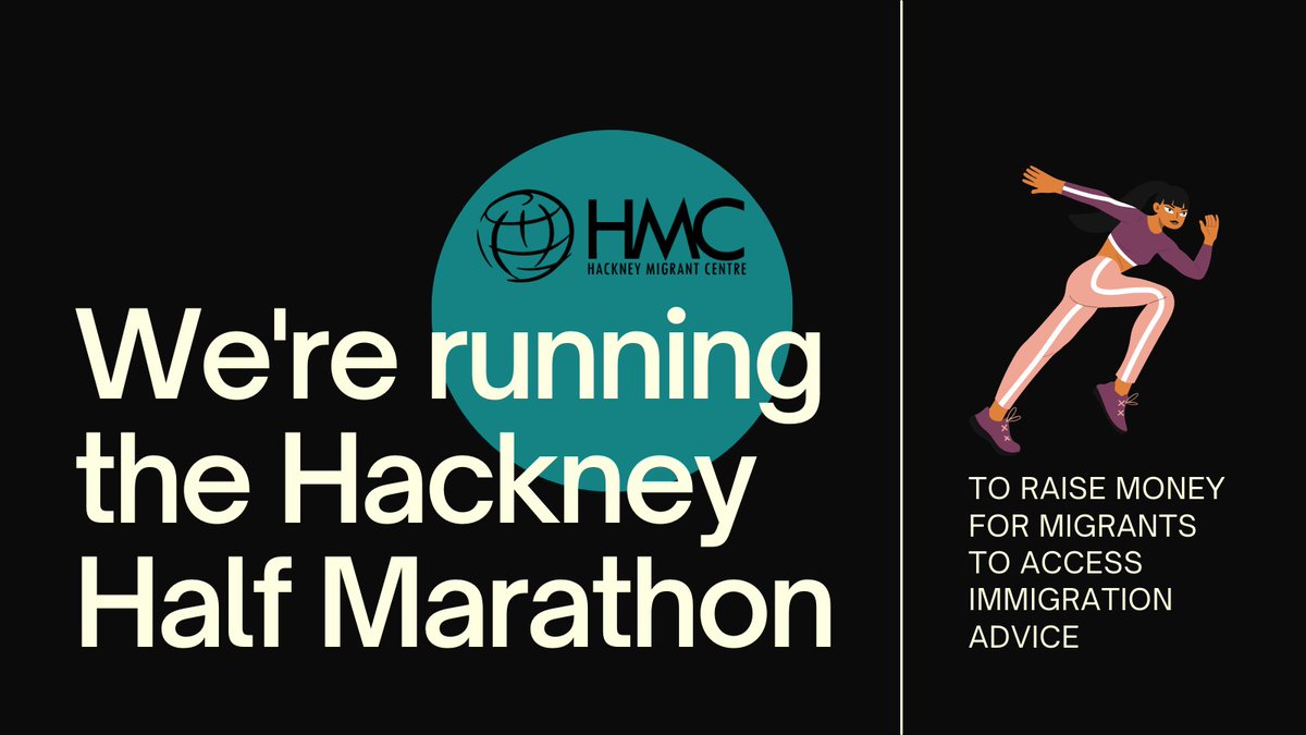HackneyMigrants's tweet photo. 14 brave supporters, volunteers and staff at HMC are pushing themselves to run a #halfmarathon next week to raise money for #migrants to access immigration advice! @HackneyMoves 

Please donate &amp; share🫶🏃‍♂️
https://t.co/GuwVDeF42H

#hackneyhalf #hackneymoves #fundraising #gofundme https://t.co/x25TJbwFT4