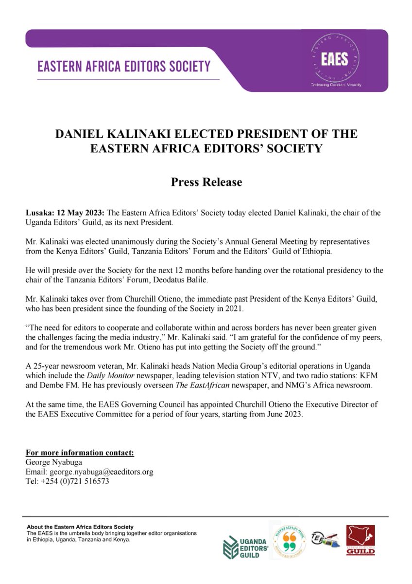 Kenya Editors’ Guild tweet media