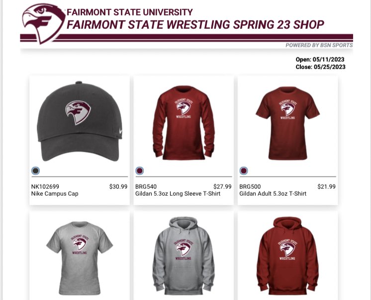 Excited to announce our team spring store is now live today! Check out all the items here 👉: bsnteamsports.com/shop/WLhqyXKqsY #SoarFalcons 𓅃 #Family ✊