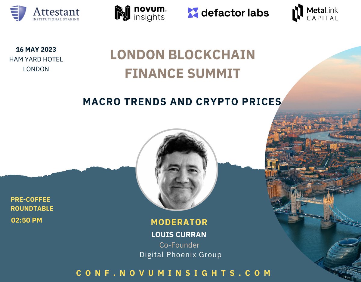 NovumInsights's tweet photo. ๐Pre-coffee Roundtables at #LBFS2023.
๐Ready to uncover the secrets of legal strategies in blockchain and crypto, #HMRC's executive powers on #digitalassets, or the captivating world of #macrotrends and #crypto prices?
Visit https://t.co/BVO70vwgcx and grab your tickets! https://t.co/BxHpYpCoVZ