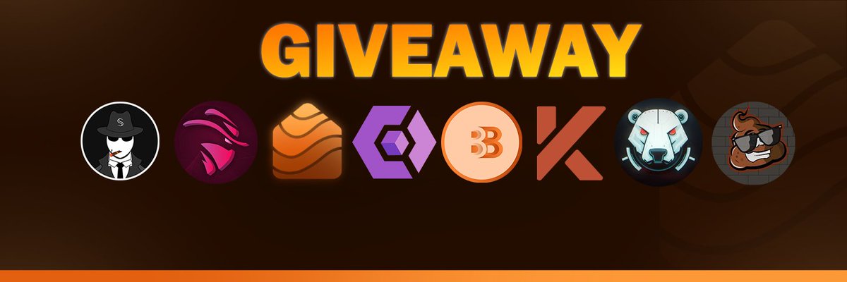 🚨 GIVEAWAY ALERT 🚨

@SecretSupply_ 2x 2GB Resi
<a href="/BBAccounts_/">B&BAccounts</a> 1x 25 Nike ACC
<a href="/The_Shit_Bot/">The Shit Bot</a> 1x 30D Key
<a href="/CrypticAIO/">Cryptic Proxies</a> 1x 15 DC
<a href="/SoleHubIO/">SoleHub</a> 3x 30Day Key
<a href="/koch_vpn/">KOCH VPN</a> 2x 2GB Resi
<a href="/polarchefs/">Polar Chefs</a> 1x 30Day Key
<a href="/0xtoys/">toys</a> 2x Free beta access

To participate:
Like❤️
Re-tweet 🔄
Follow all accounts✔️