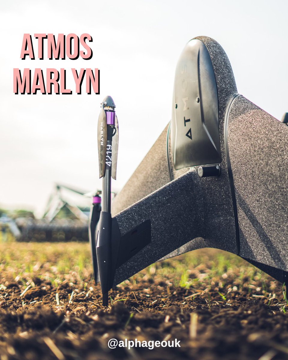 Alpha_Geo_UK's tweet image. The @ATMOSUAV Marlyn is a high-end #fixedwing #VTOL #drone, used for #mapping and #surveying.

It's compatible with many different #payloads 📷 and can fly in up to 45km/h winds - more than ANY of its competitors 🌬️

We're showcasing it at @geobusinessshow next week!