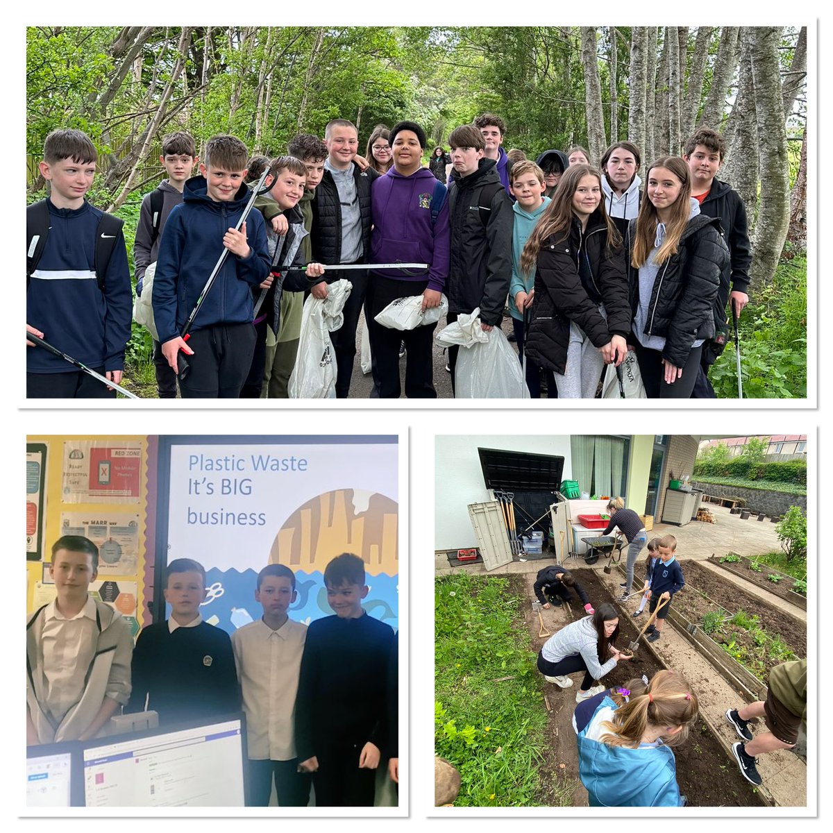 MarrColOfficial's tweet photo. So proud of all our S1 pupils on a fantastic day of volunteering in our local community.

🌳 Fullarton Woods
🏫Town Hall
🎾Tennis Club
⛪️ Micah Project
♻️ Litter picks all around the local area 📋Town surveys on plastic waste
🏴󠁧󠁢󠁳󠁣󠁴󠁿Saltire Awards ✅🙌

#MARRintheCommunity💛💜#CARE https://t.co/RpEWcn0ZZj